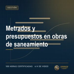 29047 metrados y presupuestos en obras de saneamiento 1