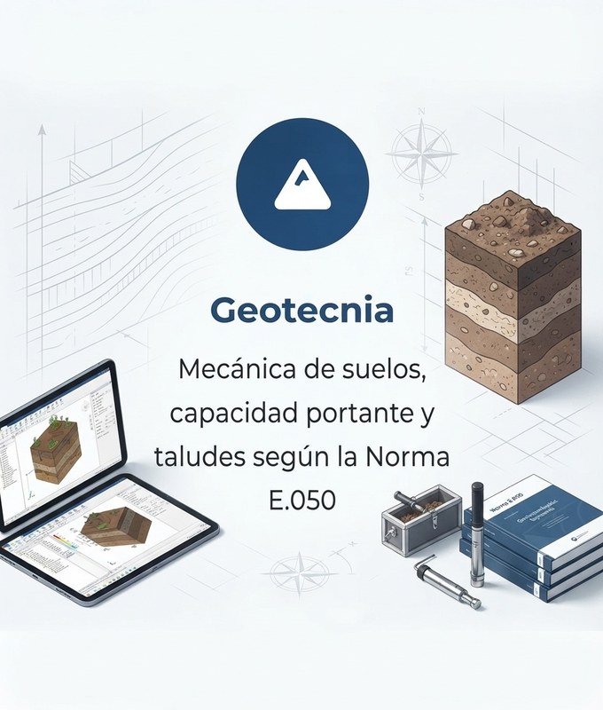 Geotecnia - Mecánica de suelos, capacidad portante y taludes según la Norma E.050